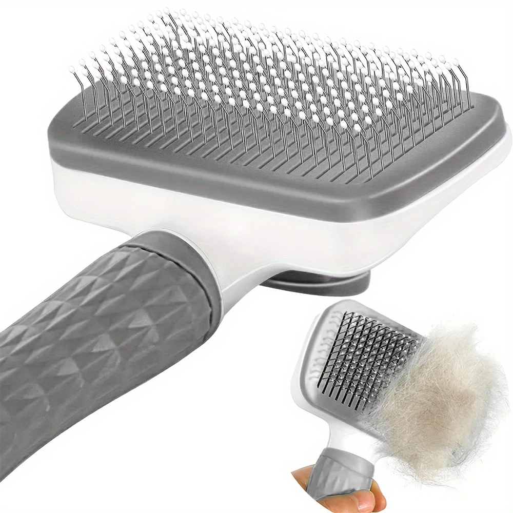 Grefay Easy-Clean Dog Slicker Brush