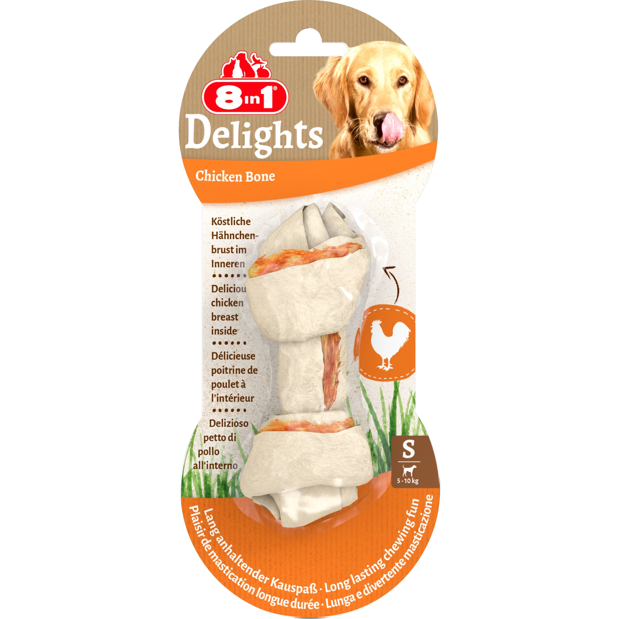 8in1 Delights Chicken Bones S, 35 g