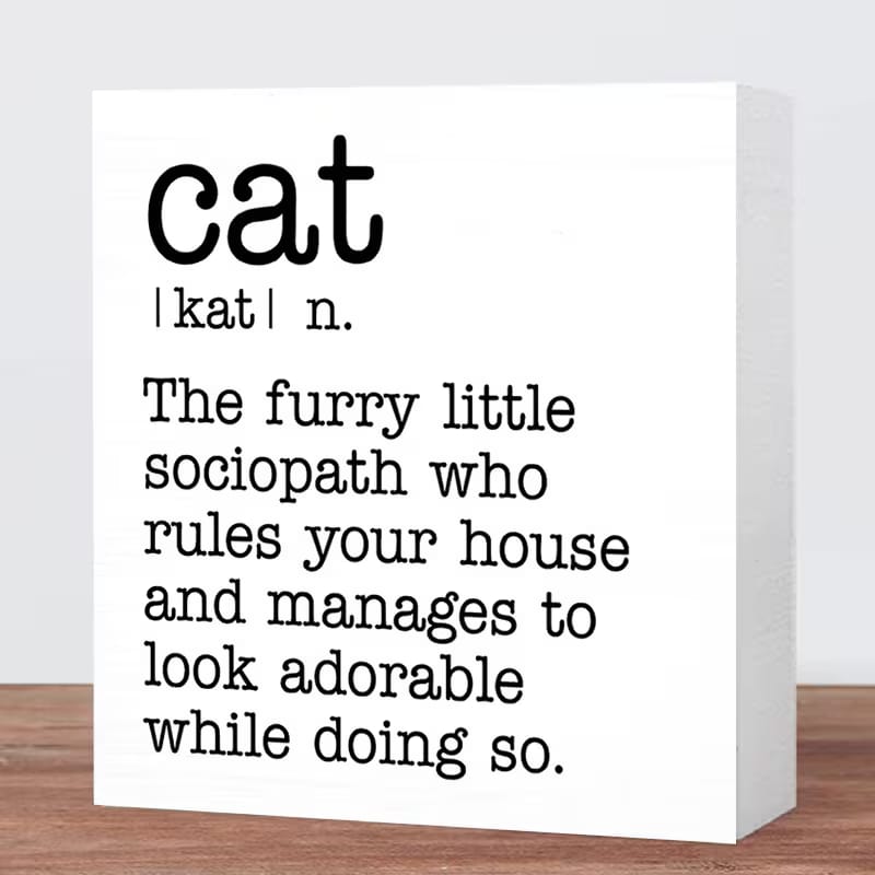 Cat-Themed PVC Desktop Ornament