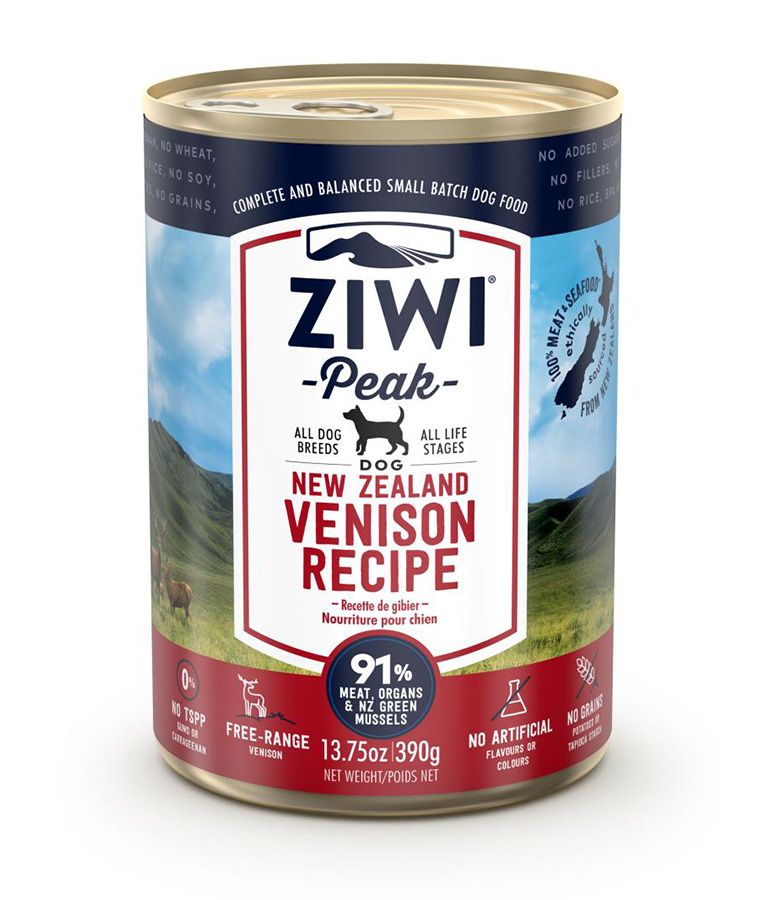 ZIWI Peak Venison Recipe Wet Dog Food 390g