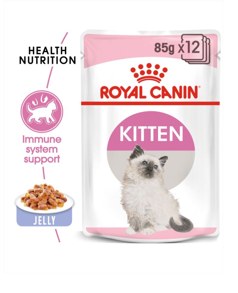 Feline Health Nutrition Kitten Jelly (Wet Food - Pouches) 12 x 85 g