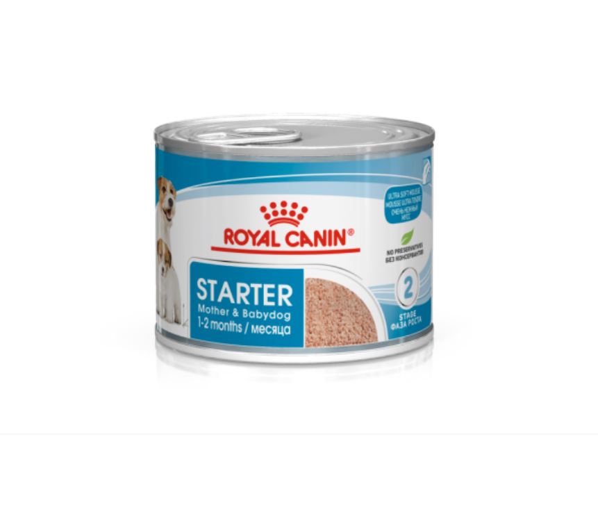 Canine Health Nutrition Starter Mousse (Wet Food - Cans) 12 x 195 g